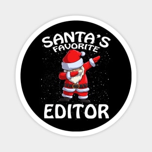 Santas Favorite Editor Christmas Magnet